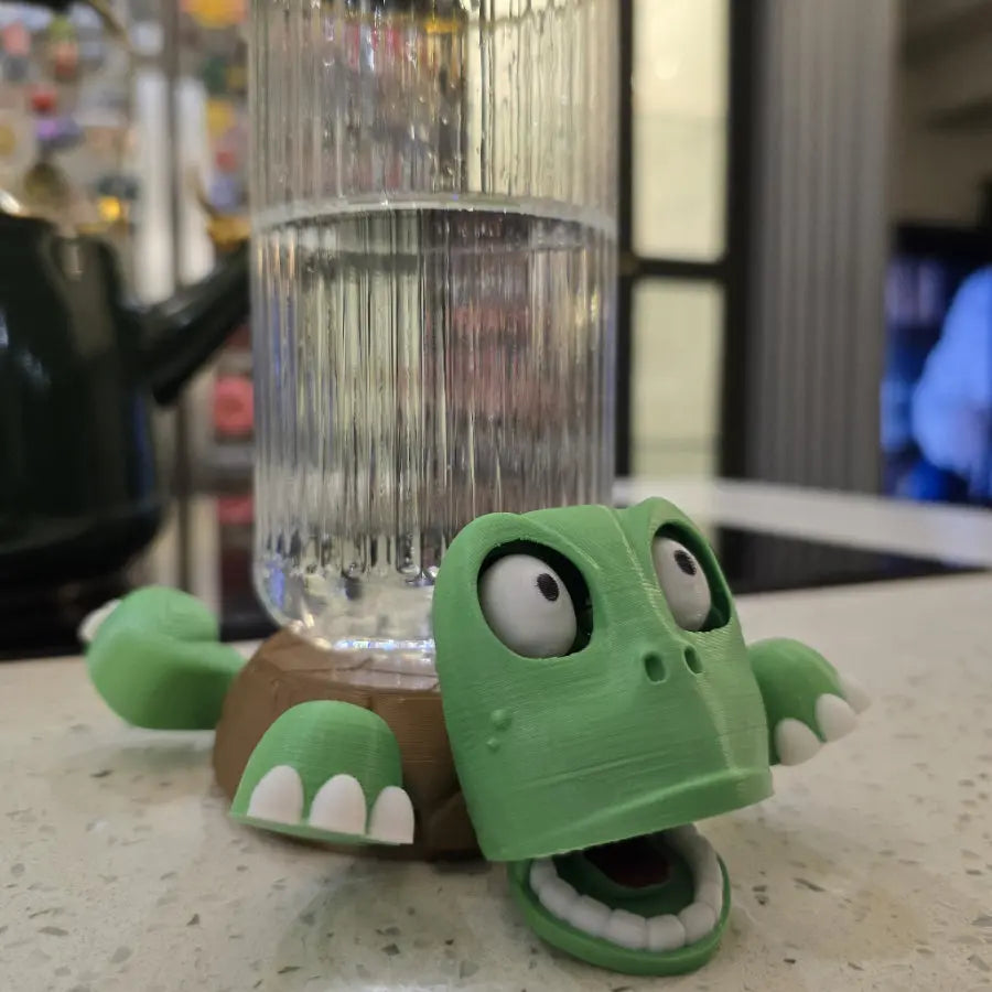 Porta-Copos Tartaruga 3D - Criatividade e Funcionalidade na Sua Mesa AgoraFacilita