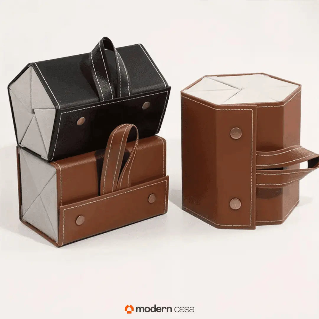 Porta Óculos Organizador Portátil com Divisórias modern casa