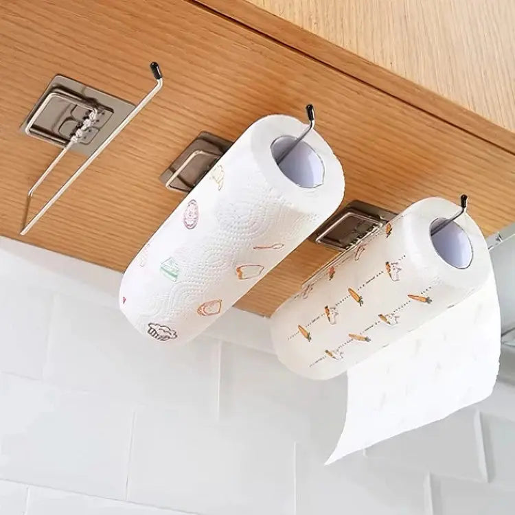 Porta Papel Toalha e Suporte de Filme de Alumínio para Parede de Cozinha AgoraFacilita
