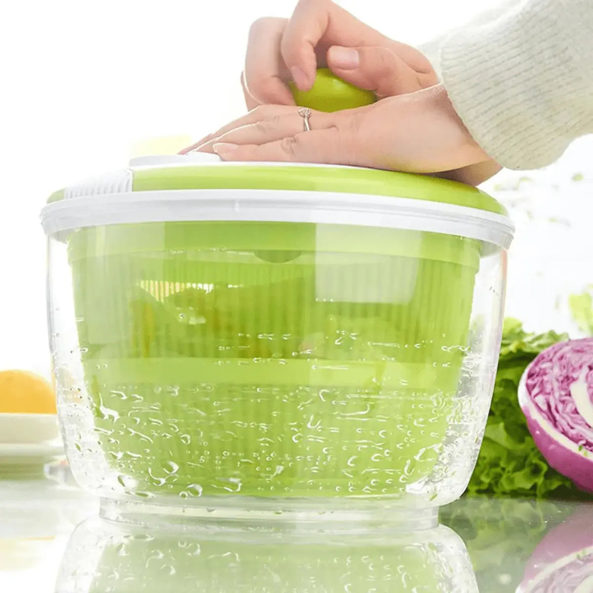PraticClean - Lavadora e Secadora de Frutas e Hortaliças Manual - Entrega Grátis Tia Malu
