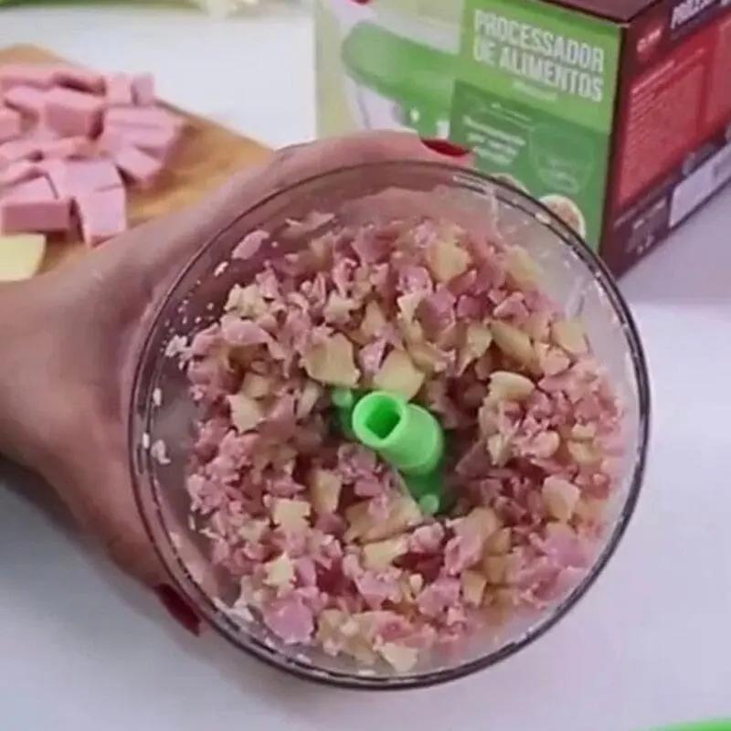 Processador Manual 2 Lâminas 200ml para Alho e Temperos Creative Systems