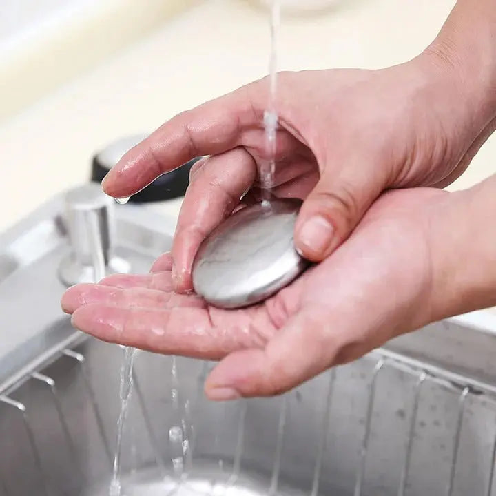 Sabonete de Aço Inox - Removedor de Odores (Compre 1, Leve 2) AgoraFacilita