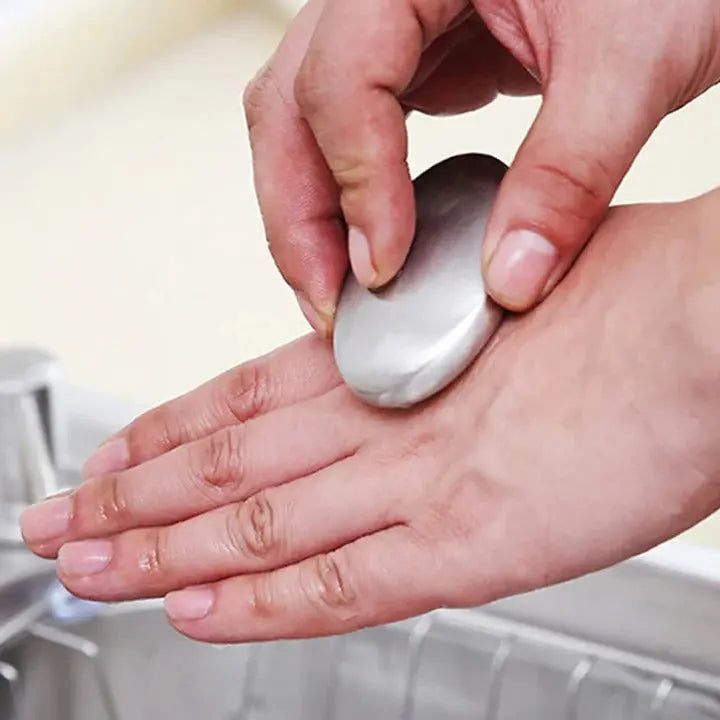 Sabonete de Aço Inox - Removedor de Odores (Compre 1, Leve 2) AgoraFacilita