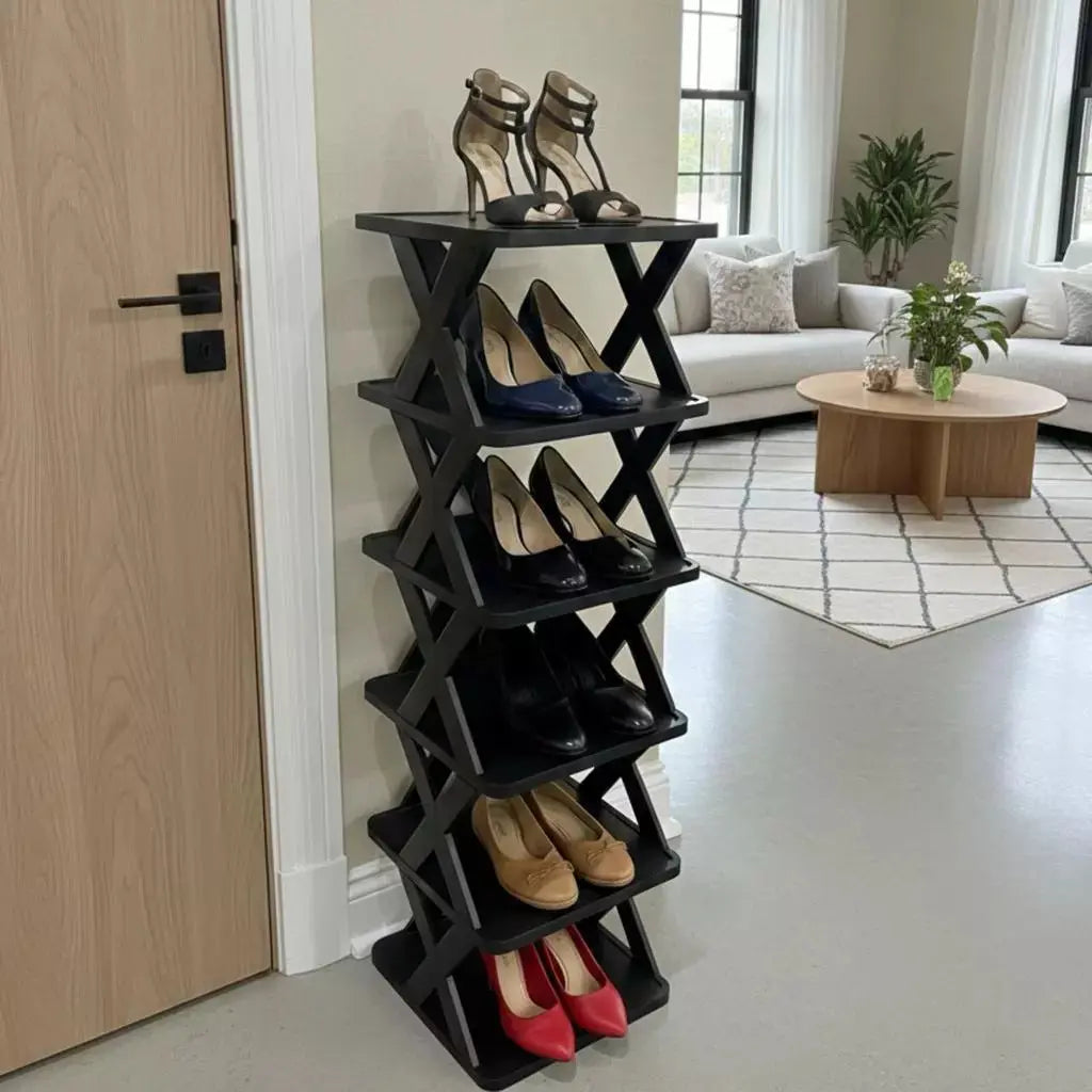 Sapateira Multifuncional Simples Organizador de Sapatos Andares Diversos Desmontável AgoraFacilita