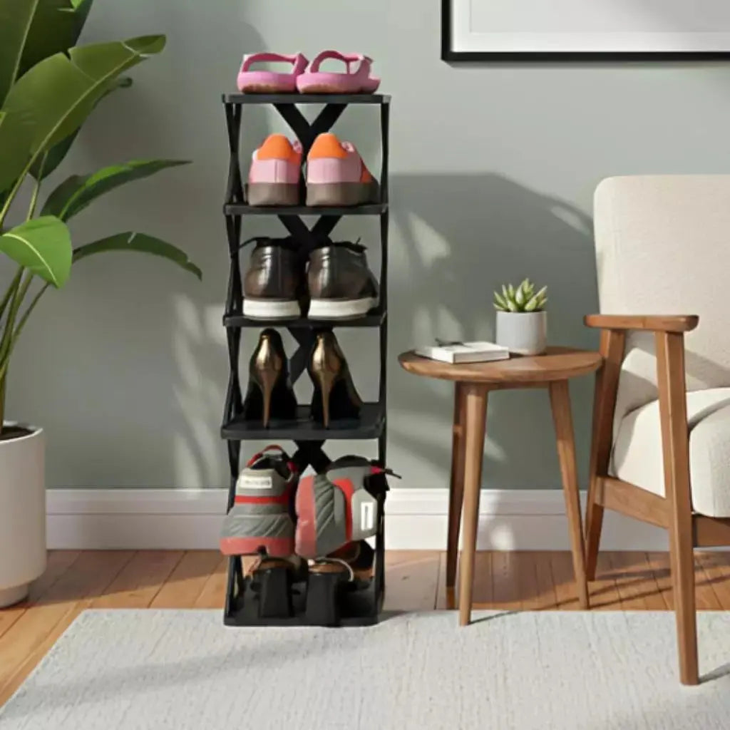 Sapateira Multifuncional Simples Organizador de Sapatos Andares Diversos Desmontável AgoraFacilita