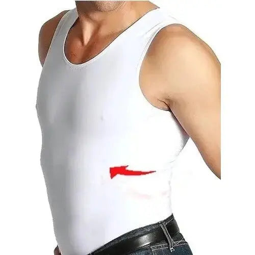 Slim Alta Compressão Postura Cinta Modeladora Masculina Fit AgoraFacilita