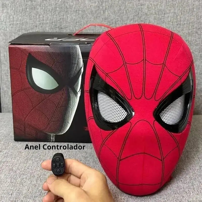 SpiderMask - Máscara Do Homem Aranha Que Pisca Os Olhos AgoraFacilita