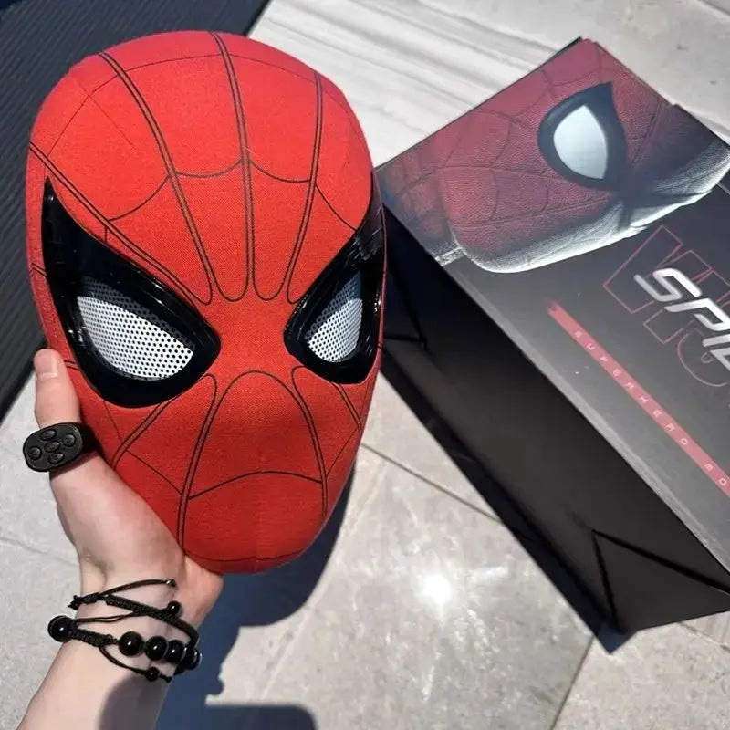 SpiderMask - Máscara Do Homem Aranha Que Pisca Os Olhos AgoraFacilita