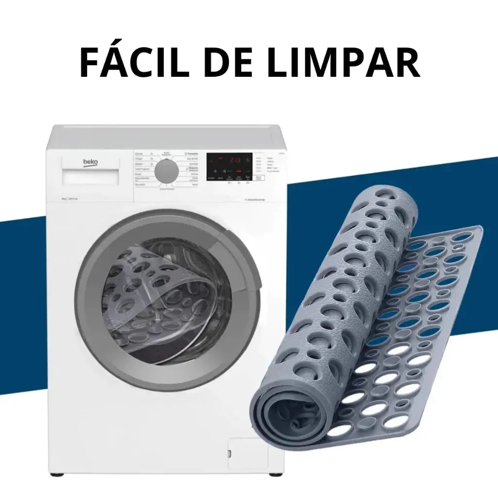 Tapete antiderrapante ventosa banheiro box banho 75x45 AgoraFacilita