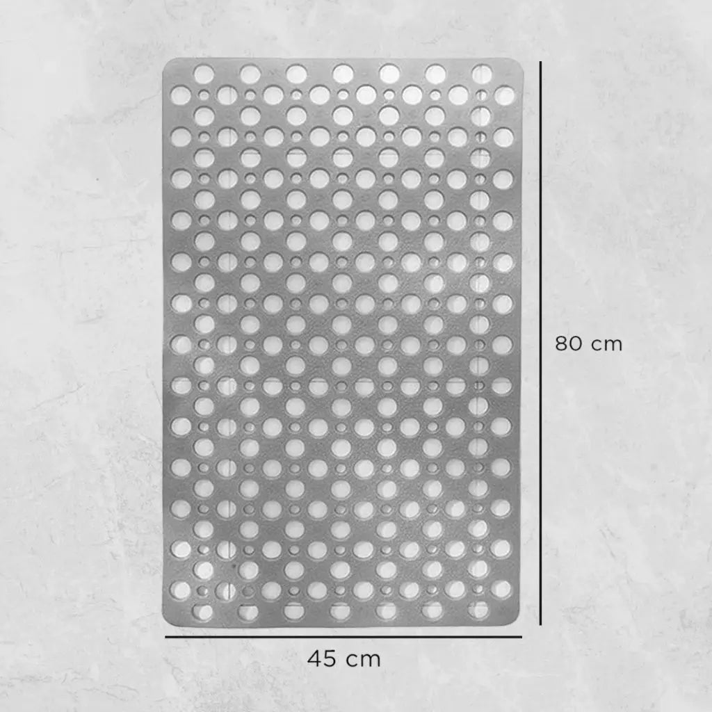 Tapete antiderrapante ventosa banheiro box banho 75x45 AgoraFacilita