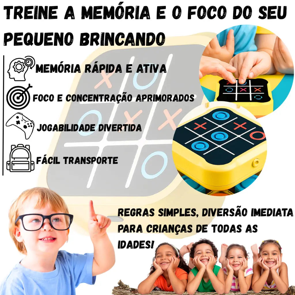 TicTacToe - Jogo da Velha Digital 3 em 1 AgoraFacilita