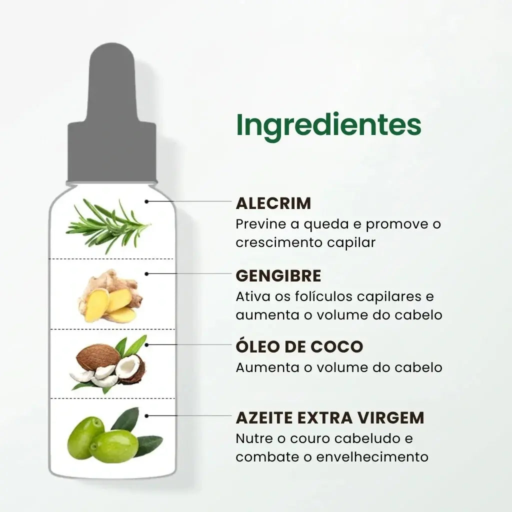 Óleo de Alecrim: Crescimento e Fortalecimento Capilar Bela Vital