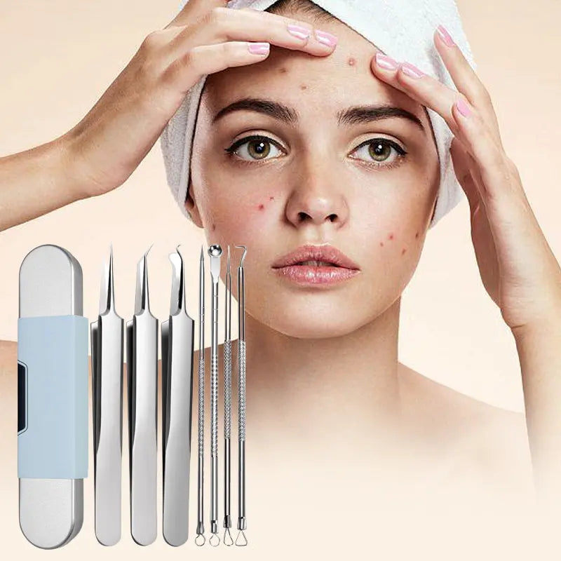 🔥2025 HOT SALE🔥 Stainless Steel Blackhead Remover Tool Kit king