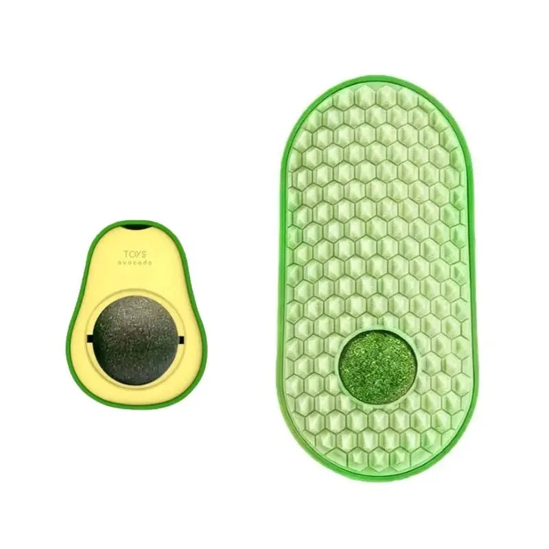Abacate De Brinquedo Para Gatos Com Catnip Erva Gato Natural Kit1/ 2/3/4 Unid Envio imediato AgoraFacilita