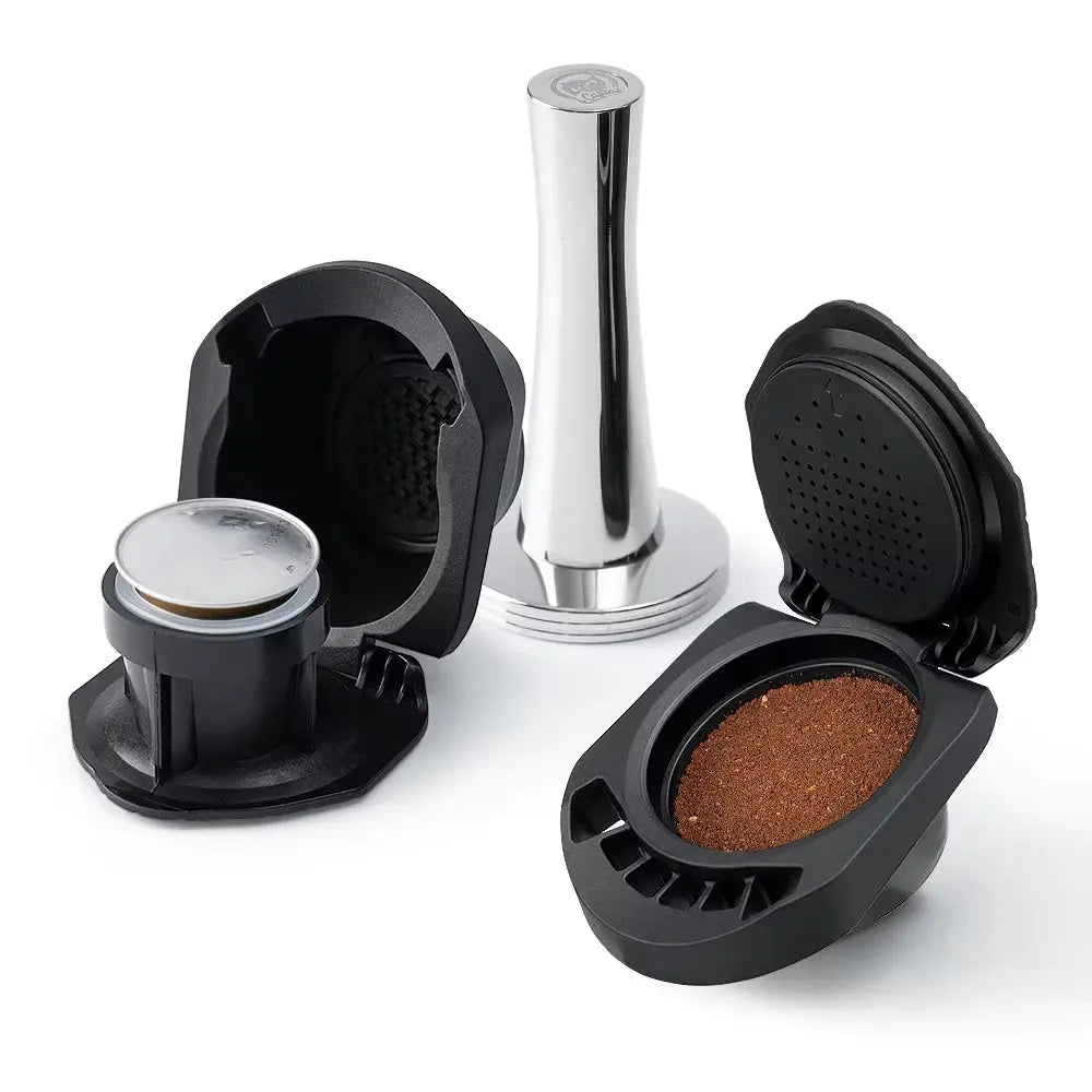 Adaptador para Cafeteira Dolce Gusto Reutilizável Cápsula Recarregável para Café Moído Original AgoraFacilita