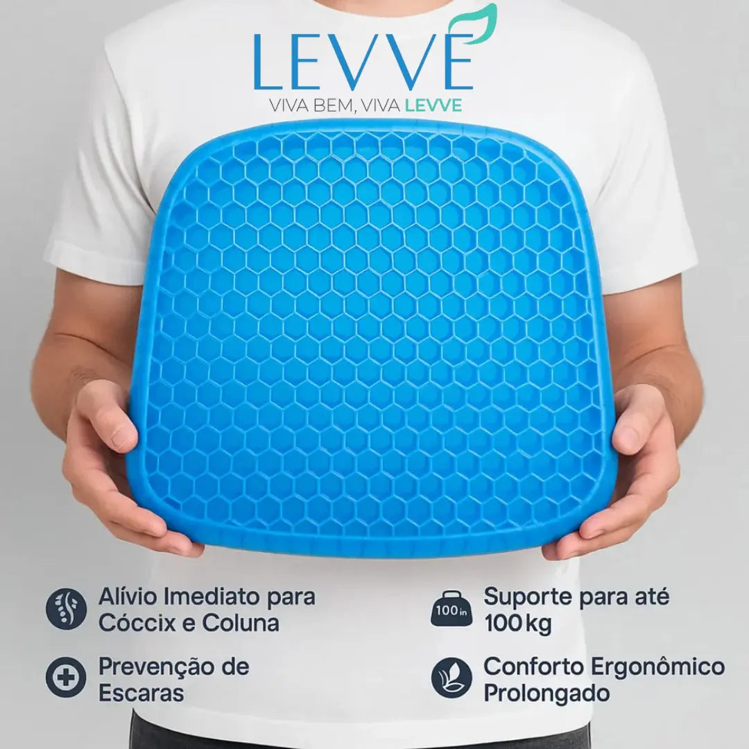 🛋️ Almofada Alivius – Levve - Chega de sofrer com dores ao sentar! BRINDE EXCLUSIVO shopee