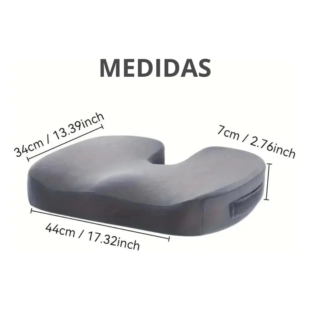 Almofada Anatômica Coccix Assento Lombar Gel Ergonômico AgoraFacilita