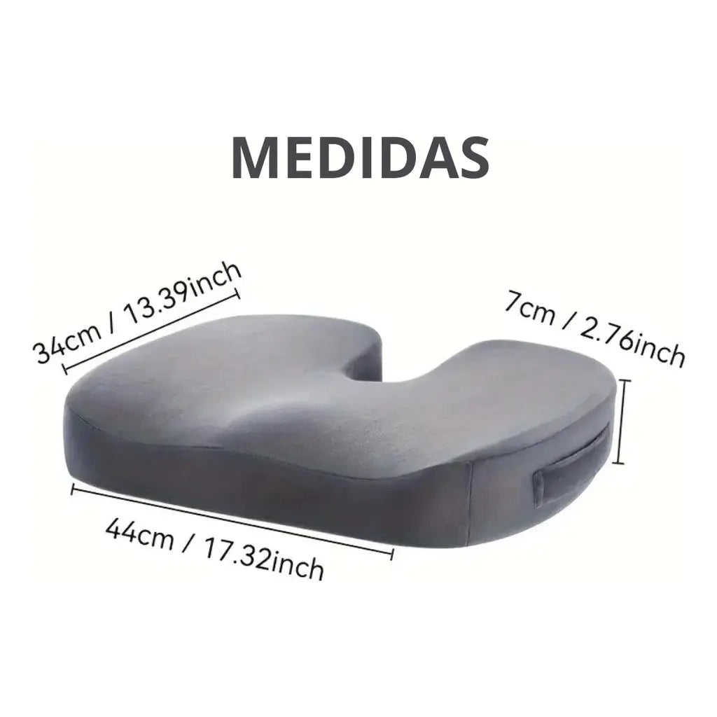 Almofada Anatômica Coccix Assento Lombar Gel Ergonômico AgoraFacilita