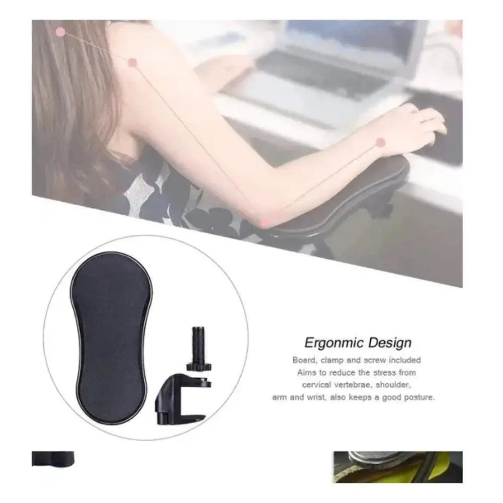 Apoio Para Mesa de Computador Home Office Suporte Ajustavel para Digitar Descanso De Braço AgoraFacilita