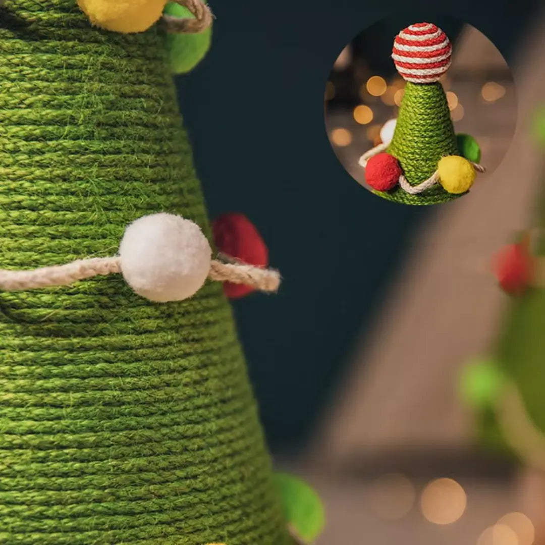 Árvore de Natal Arranhável para Gatos Mimers