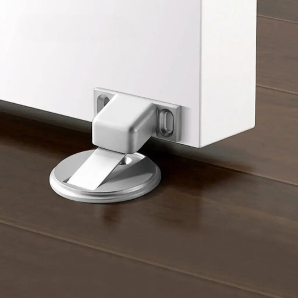 Batente de Porta Magnético Cromado - EasyLock [Cupom de 10% - LIMITADO] shopee