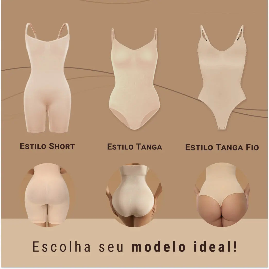 Body Modelador - Up Shaper - Compre 1 Leve 2 + Brinde Calcinha Modeladora AgoraFacilita