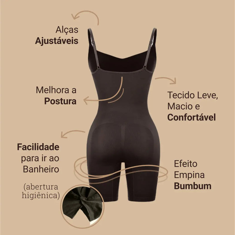 Body Modelador - Up Shaper - Compre 1 Leve 2 + Brinde Calcinha Modeladora AgoraFacilita