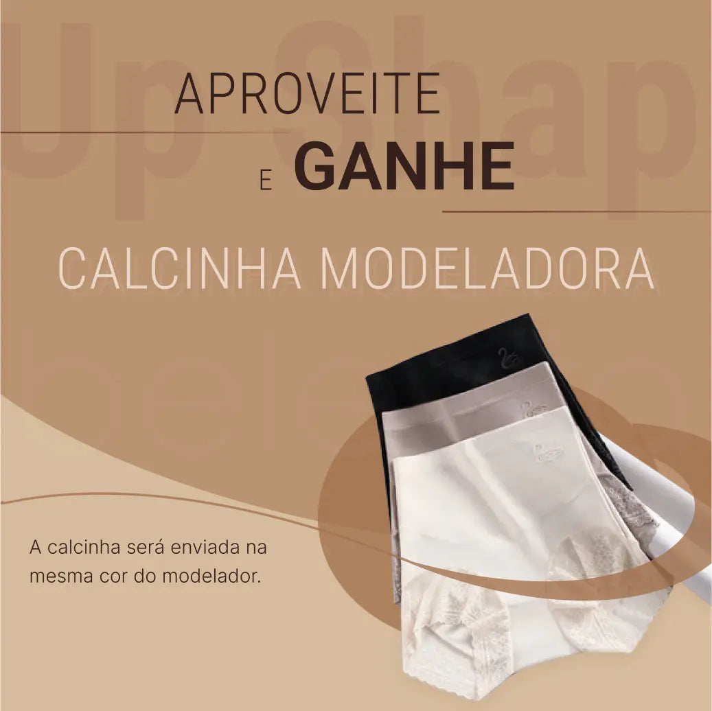 Body Modelador - Up Shaper - Compre 1 Leve 2 + Brinde Calcinha Modeladora AgoraFacilita