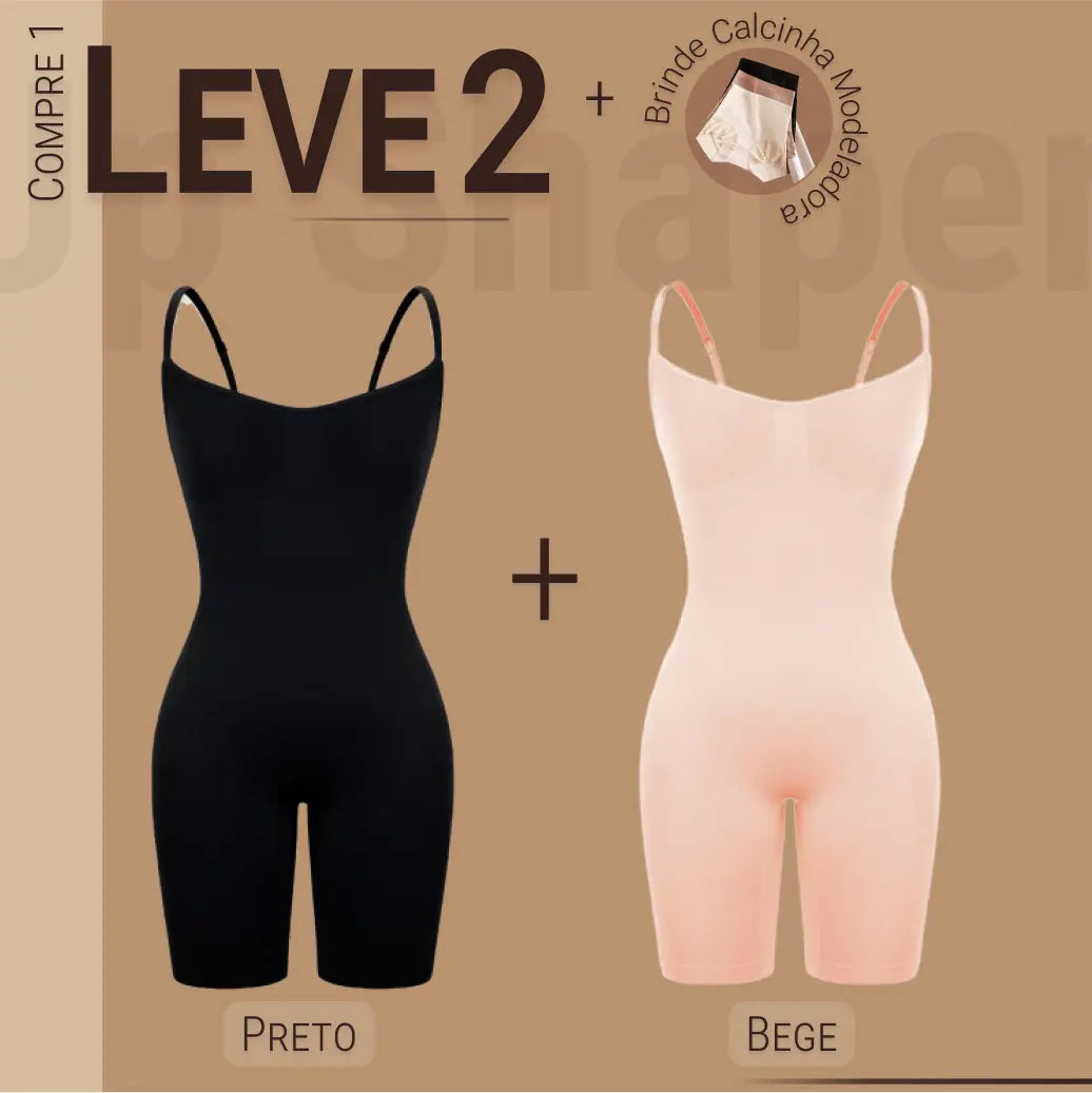 Body Modelador - Up Shaper - Compre 1 Leve 2 + Brinde Calcinha Modeladora AgoraFacilita