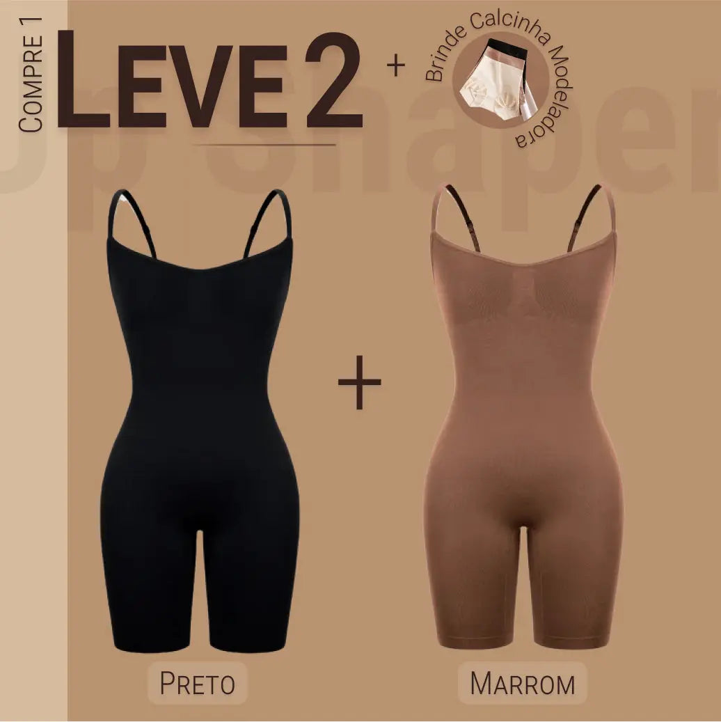 Body Modelador - Up Shaper - Compre 1 Leve 2 + Brinde Calcinha Modeladora AgoraFacilita