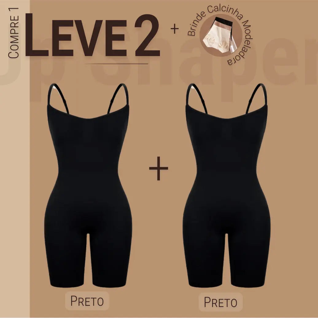 Body Modelador - Up Shaper - Compre 1 Leve 2 + Brinde Calcinha Modeladora AgoraFacilita