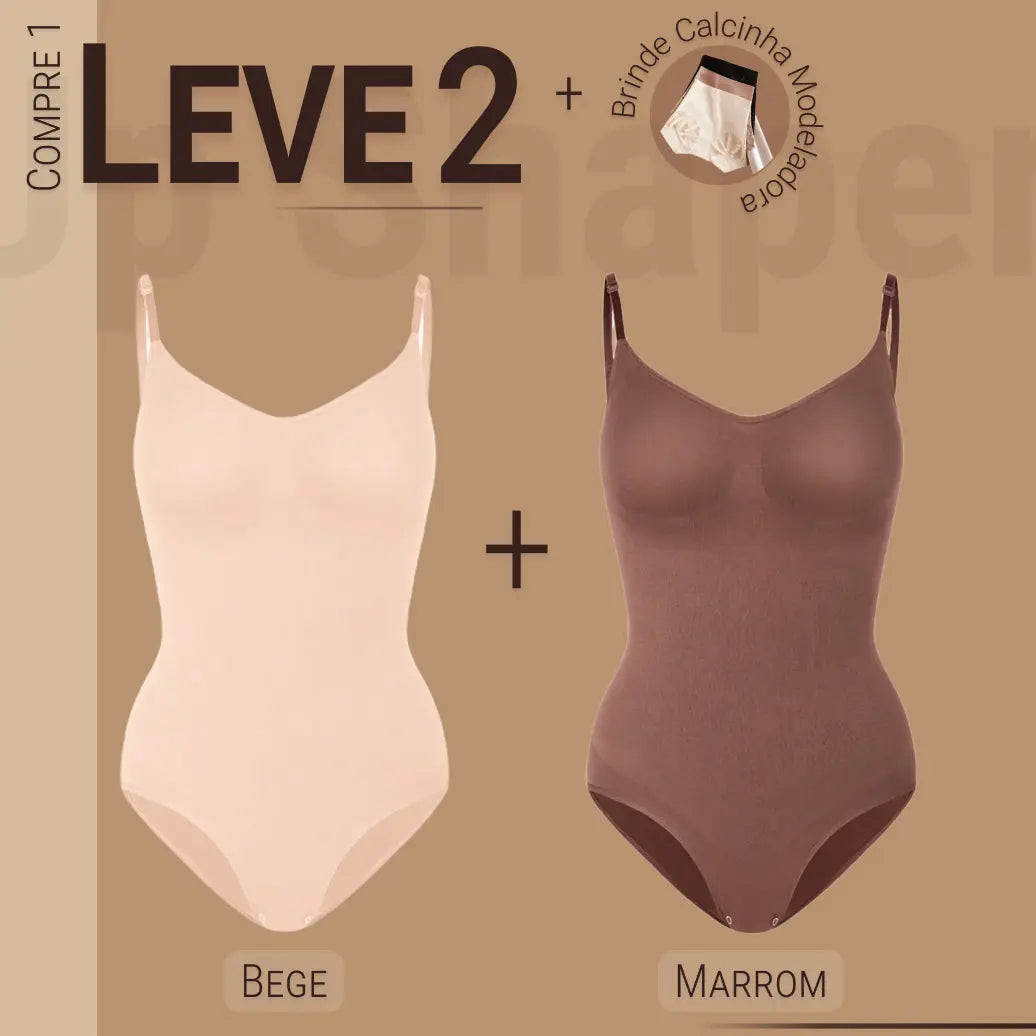 Body Modelador - Up Shaper - Compre 1 Leve 2 + Brinde Calcinha Modeladora AgoraFacilita