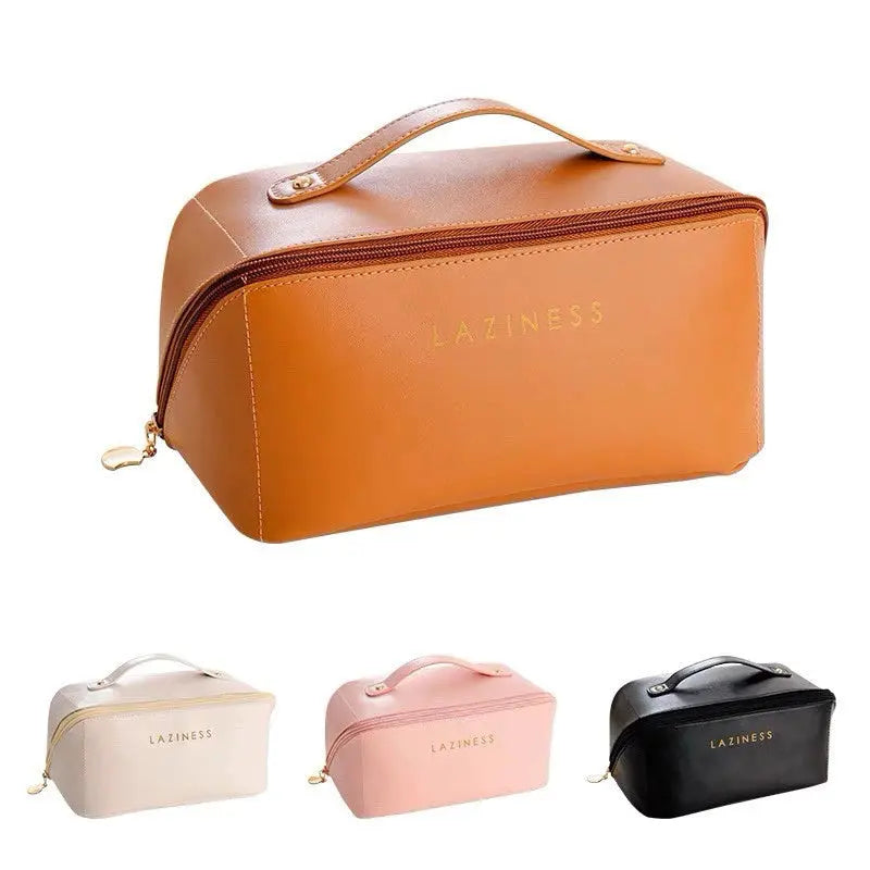 Bolsa Necessaire Organizador de Maquiagem Espaçosa Portátil Ideal para Viagem e Uso Diário AgoraFacilita