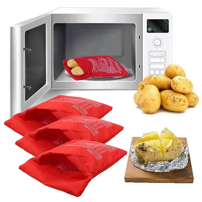 Bolsa/Saco De Microondas Reutilizavel Para Assar Batata 25X19Cm AgoraFacilita