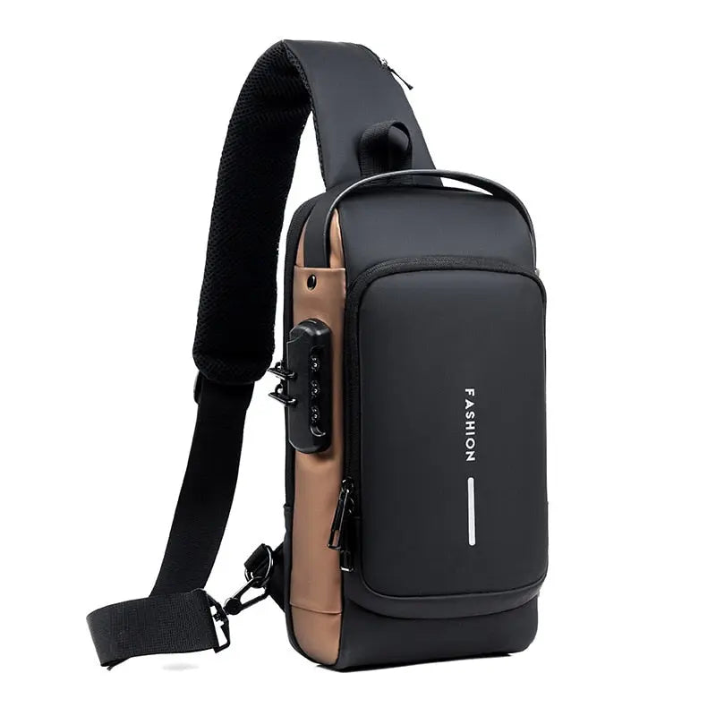Bolsa de Ombro Antifurto com Carregamento USB Produtgy