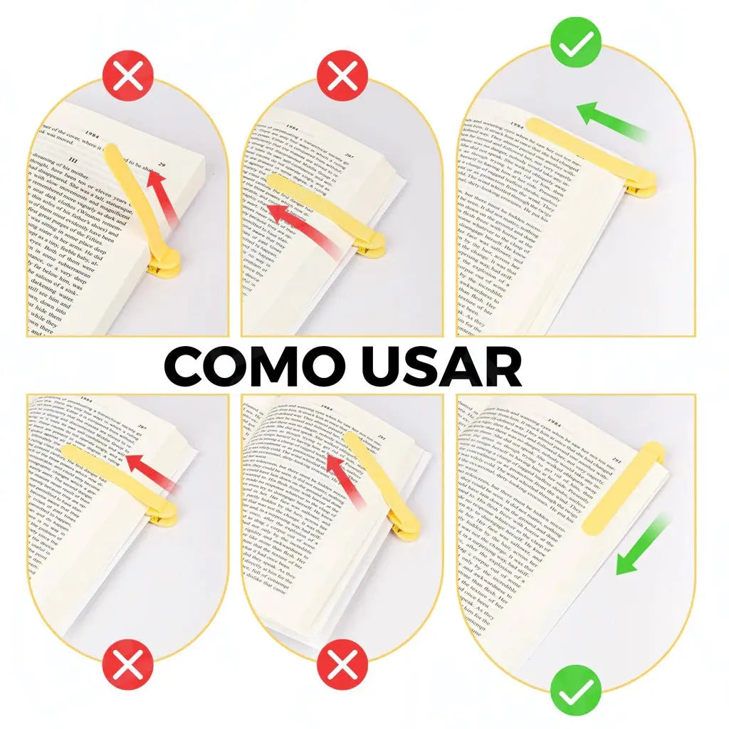 Bookmark - Marcador de Livros em Silicone (kit com 2 unidades) AgoraFacilita
