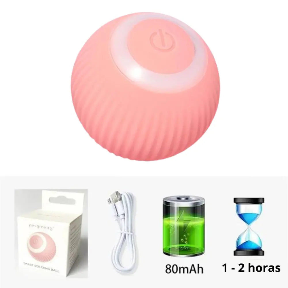 Brinquedo Bola Inteligente Elétrica para Gatos Mimers