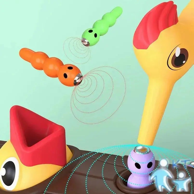 Brinquedo Pica-Pau para o Desenvolvimento Intelectual | Capturador Magnético de Insetos para Crianças de 2 a 5 Anos AgoraFacilita