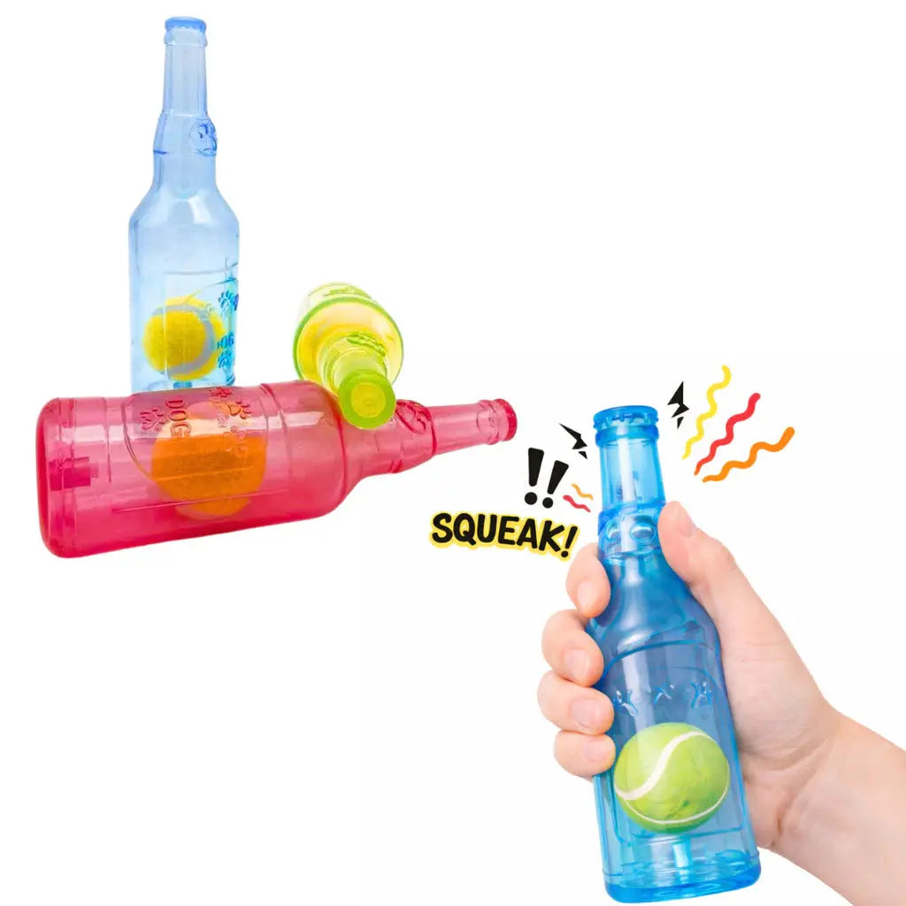 Brinquedo Interativo para Cachorros – Garrafa com Bola Interna AgoraFacilita