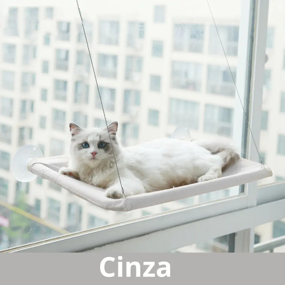 Cama de Janela Suspensa para Gatos Mimers