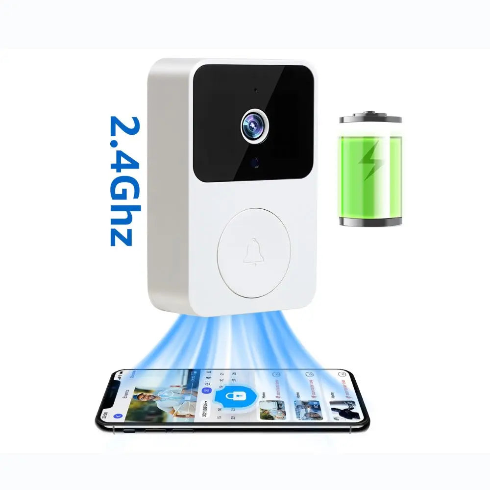 Campainha com Câmera Wi-Fi HD – Vídeo Porteiro Sem Fio Smart Home Recarregável Produtgy