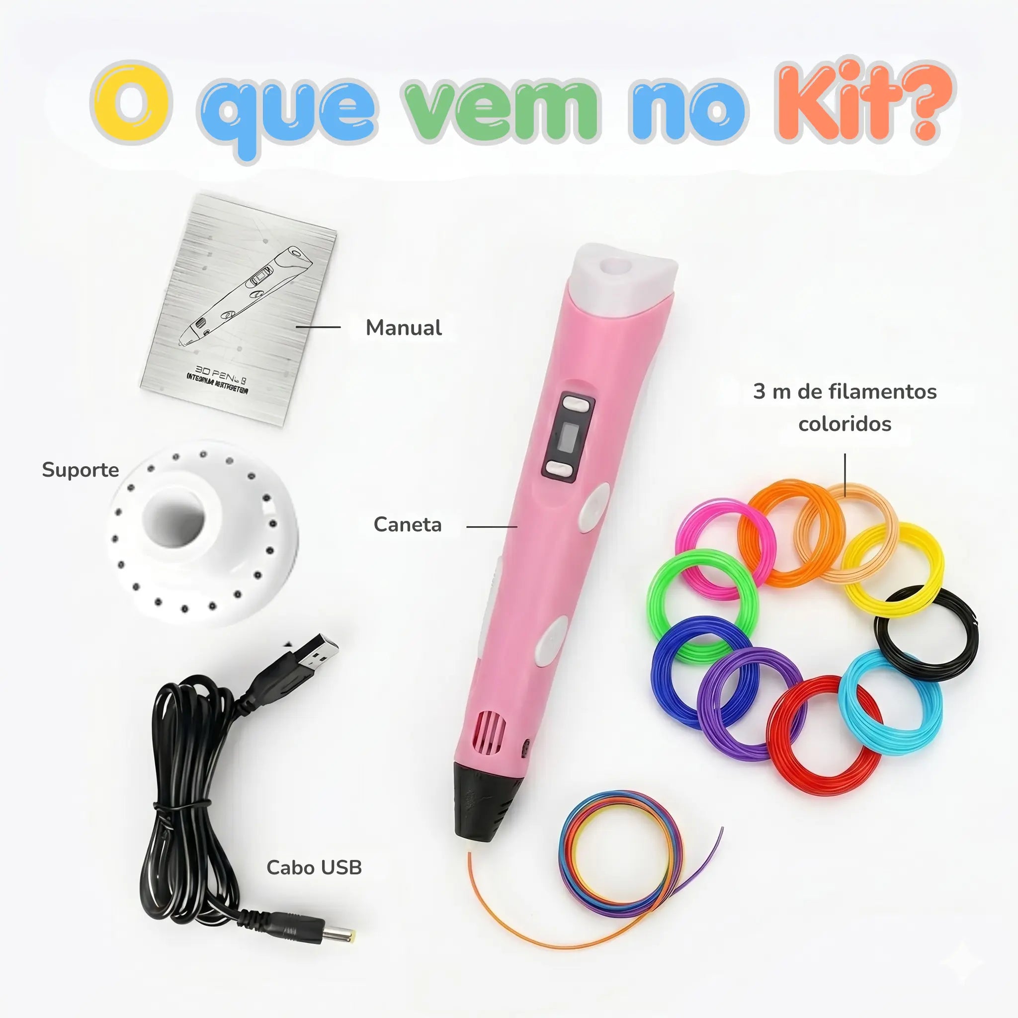 Caneta Mágica de Impressão 3D AgoraFacilita