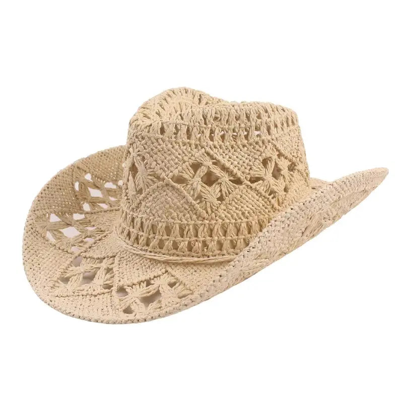 Chapéu gypsy feminino de Praia de Palha Durinha estilo Cowboy Hippie Chic moda boho Virginia AgoraFacilita