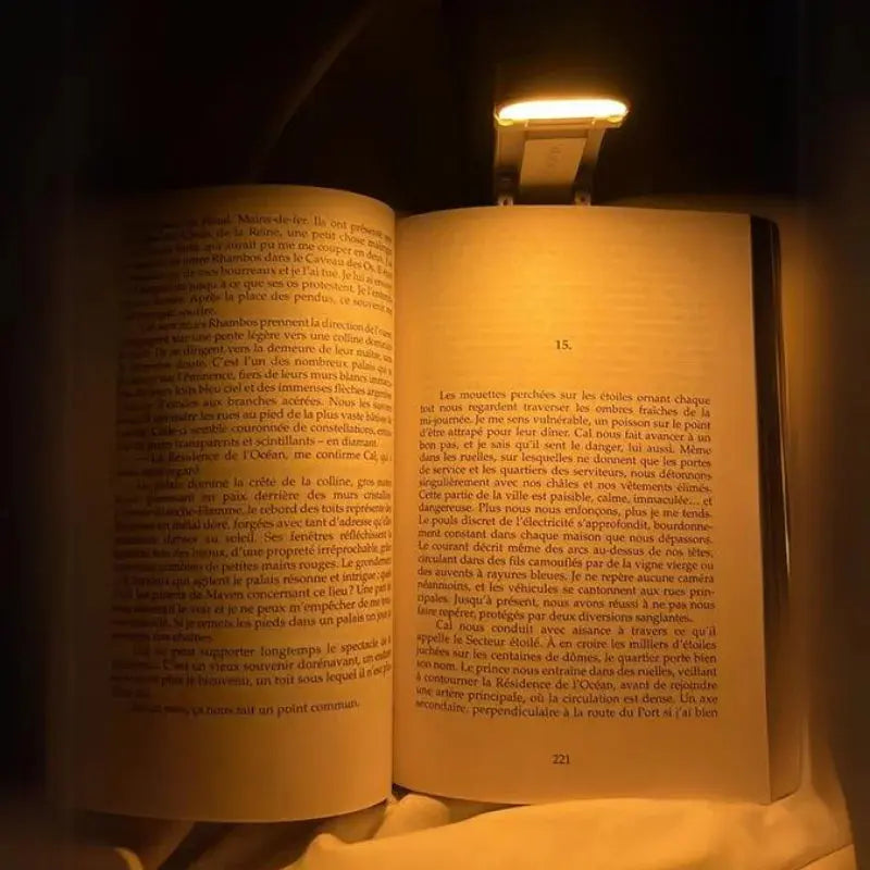 Clip Book - Luz para Leitura Noturna de Livros MERCADO LIGADO