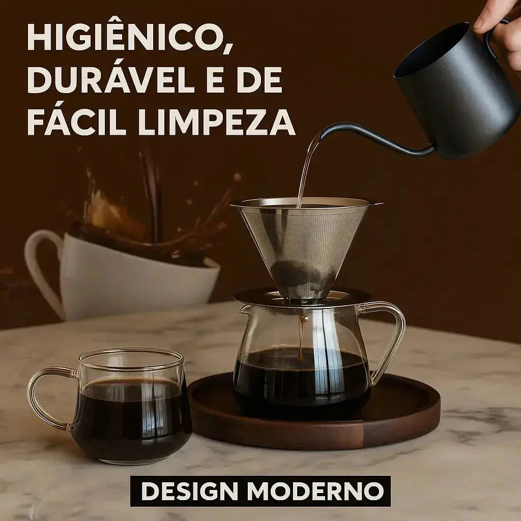Coador com Filtro de Café Reutilizável - CoFilter My Store