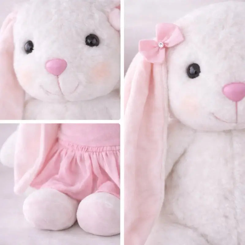 Coelho de Pelúcia Coelhinho 35cm Antialérgico Decorativo Infantil Presente Páscoa AgoraFacilita