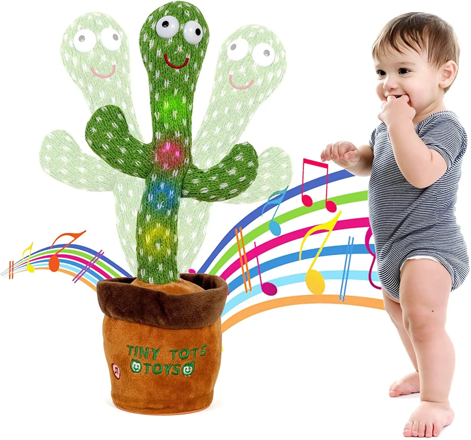 DancingCactus - Cacto Dançarino Falante de Pelúcia AgoraFacilita