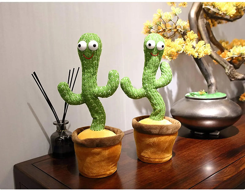 DancingCactus - Cacto Dançarino Falante de Pelúcia AgoraFacilita