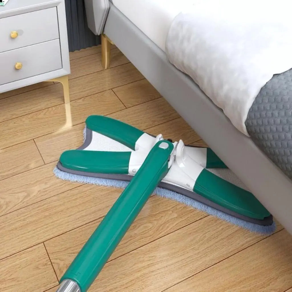 Esfregão Giratório 360° com Torção Lava e Seca de Microfibra AgoraFacilita