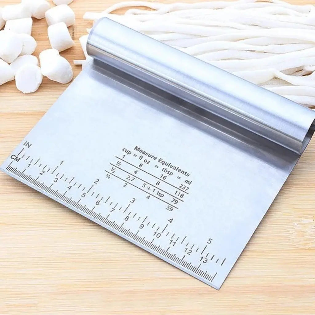 Espátula Em Inox Prática Raspador De Massa Com Cabo Tubular 15cm AgoraFacilita